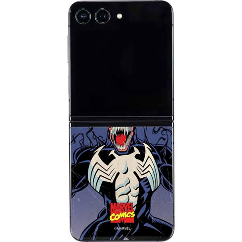 Marvel Classic Comics Venom Galaxy Z Flip5 5G Skin